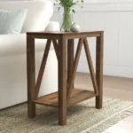 Stegen - Natural wood side table