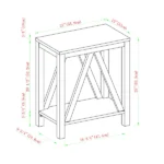 Stegen - Natural wood side table - Image 8