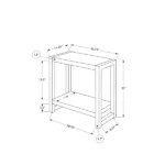 Brulotte Natural wood Side table - One shelf - Image 7