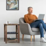 Celia - Natural wood Side table - Image 9