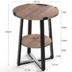 Diva Natural wood Side table - Image 7