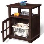 Cherelyn Natural Wood Side table - Image 2