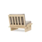 Natural wood chair - Wilson - Image 4