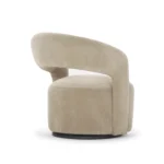 Patchwork Arm chair Natural wood - Image 6