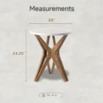 Cozayh Natural wood Side table - Image 5