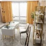 Bline Modern Desk with Drawers - Image 3