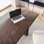 Jeneif Natural wood Desk - Image 4
