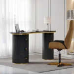 Hetachi Modern Desk - Natural wood