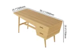 Sereni Desk Natural wood - Image 7
