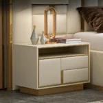 Klasio Nightstand Natural wood - One drawer