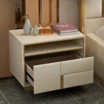 Klasio Nightstand Natural wood - One drawer - Image 2