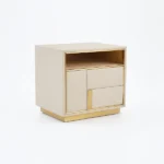 Klasio Nightstand Natural wood - One drawer - Image 3