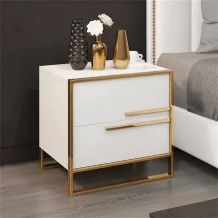 Cylina Nightstand Natural wood - 2 Drawers