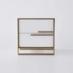 Cylina Nightstand Natural wood - 2 Drawers - Image 5