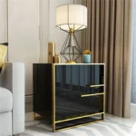 Cylina Nightstand Natural wood - 2 Drawers - Image 8
