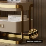 Quara Modern Nightstand - One drawer - Image 2