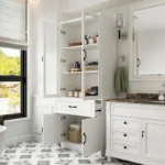 Razan Natural wood Bathroom cabinet - Image 4
