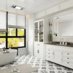 Razan Natural wood Bathroom cabinet - Image 6