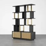 Loria bookcase - natural wood - multi-use - Image 4