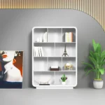 Picanto Bookcase with 4 Shelves - Natural Wood - Image 2