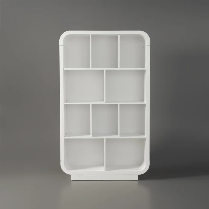 Picanto Bookcase with 4 Shelves - Natural Wood - Image 4
