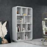 Picanto Bookcase with 4 Shelves - Natural Wood - Image 5