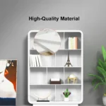 Picanto Bookcase with 4 Shelves - Natural Wood - Image 6