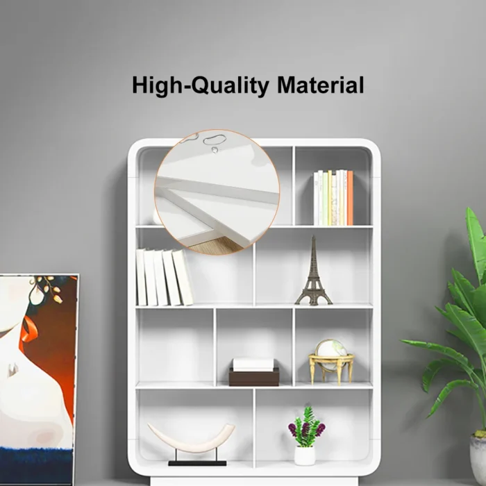 Picanto Bookcase with 4 Shelves - Natural Wood - Image 6