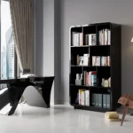 Picanto Bookcase with 4 Shelves - Natural Wood - Image 8