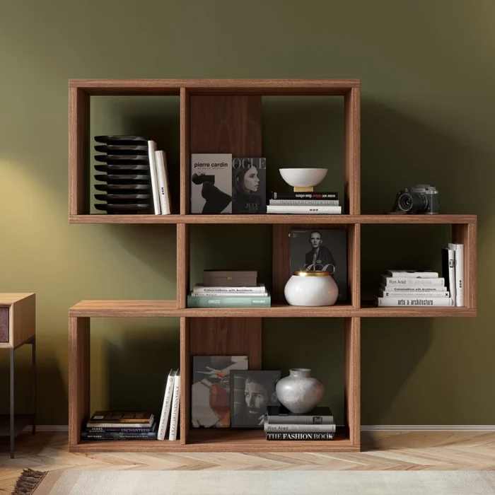Angel Bookcase - Natural Wood - Image 1
