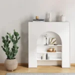 Laserra Bookcase with 3 Shelves - Natural Wood - Image 2
