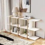 Armia Bookcase with Shelves - Natural Wood - Image 2