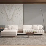 Armia L-Shaped Sectional Natural wood - Image 3