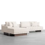 Armia L-Shaped Sectional Natural wood - Image 5