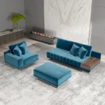 Armia L-Shaped Sectional Natural wood - Image 14