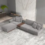Armia L-Shaped Sectional Natural wood - Image 17