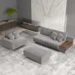 Armia L-Shaped Sectional Natural wood - Image 20