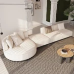 Sandro L-Shaped Sectional Natural wood - Image 11