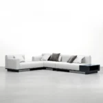 Bronze L-Shaped Sectional Natural wood - Image 8