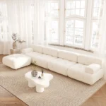 Hetach Corner L-Shaped Sectional Natural wood