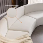 Floral Corner L-Shaped Sectional Natural wood - Image 2