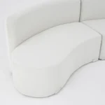Floral Corner L-Shaped Sectional Natural wood - Image 7