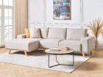 Carputer L-Shaped Sectional Natural wood