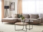 Moris L-Shaped Sectional Natural wood