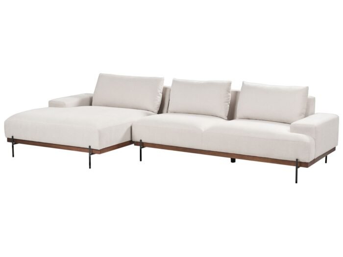 Moris L-Shaped Sectional Natural wood - Image 13