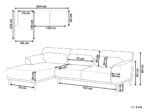 Milano L-Shaped Sectional Natural wood - Image 15