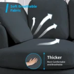 Mixoy L-Shaped Sectional Natural wood - Image 3