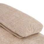 Mocha L-Shaped Sectional Natural wood - Image 3