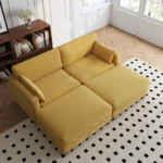 Comfy Sofa Natural wood - Image 4