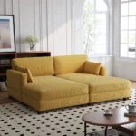 Comfy Sofa Natural wood - Image 11